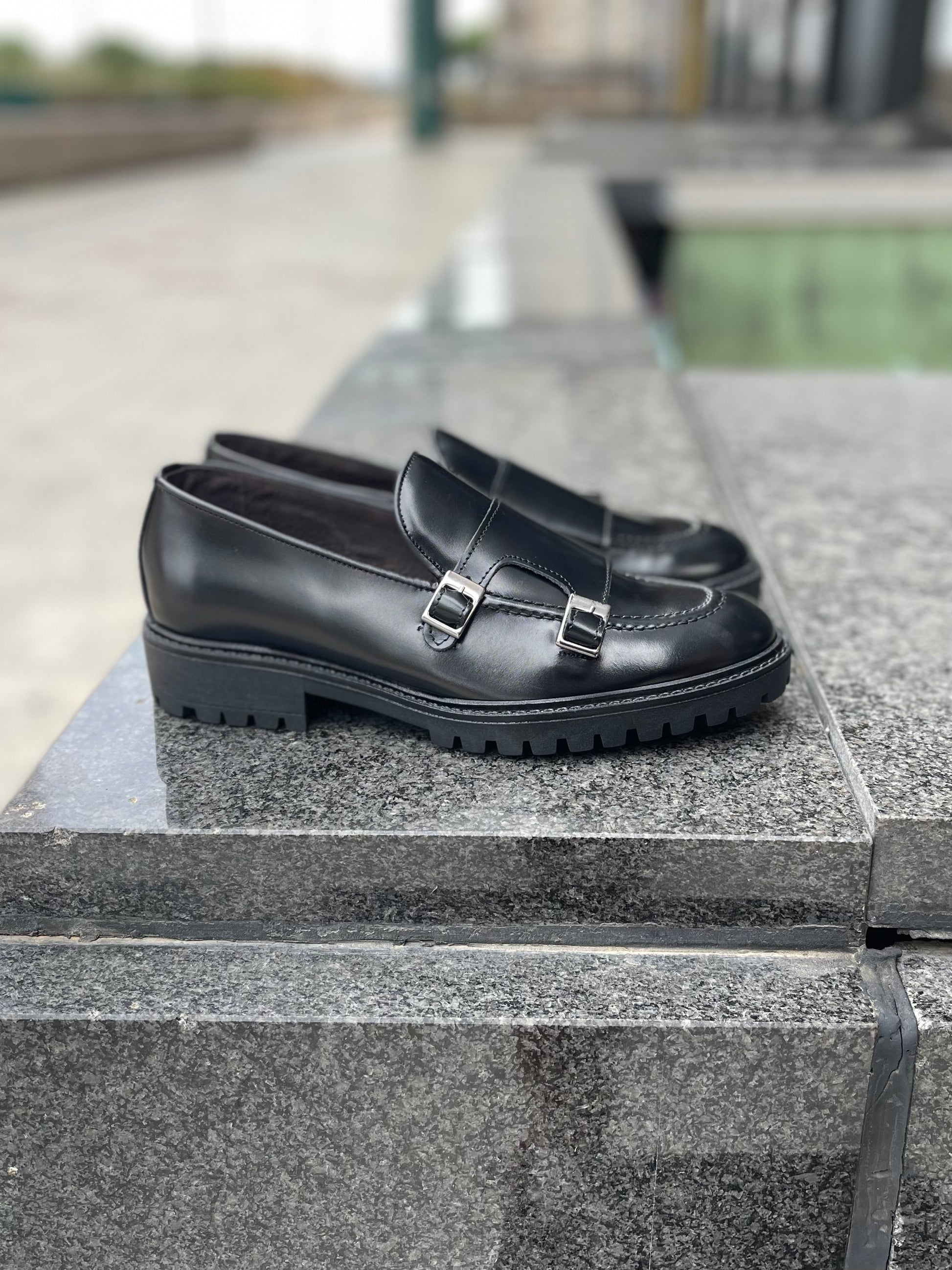 Johnson Men's Moccasins in Genuine Abraded Leather