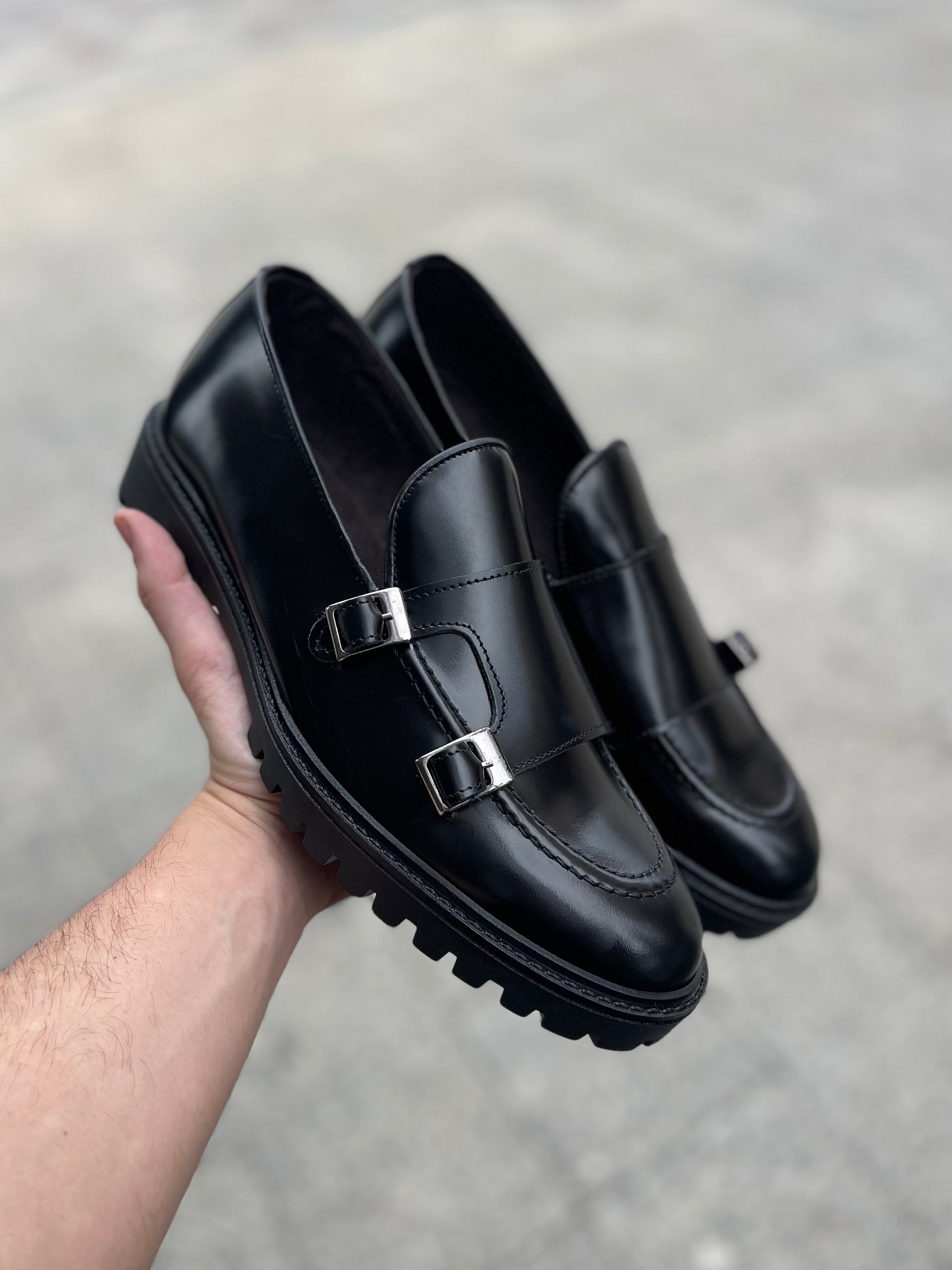 Johnson Men's Moccasins in Genuine Abraded Leather