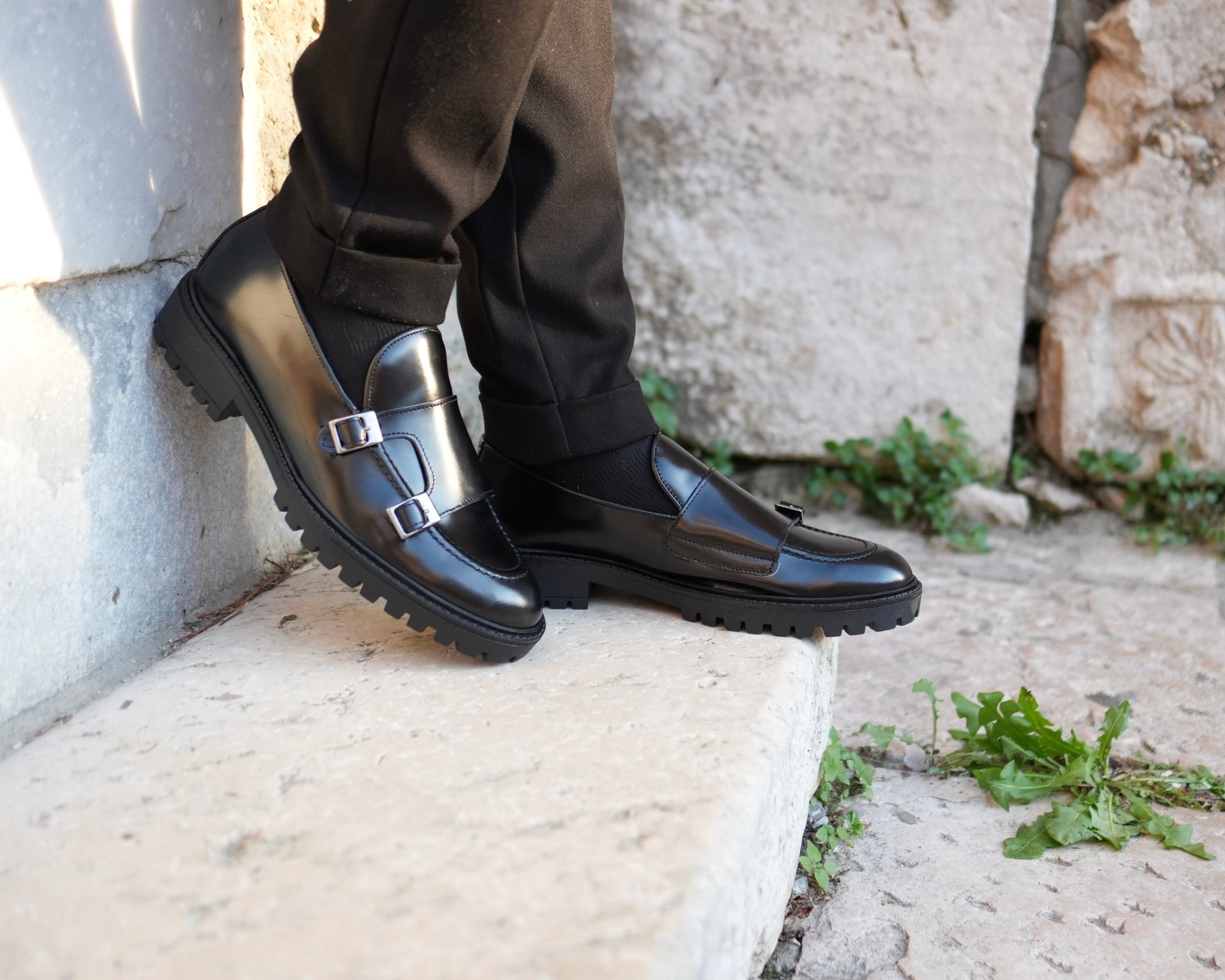 Johnson Men's Moccasins in Genuine Abraded Leather