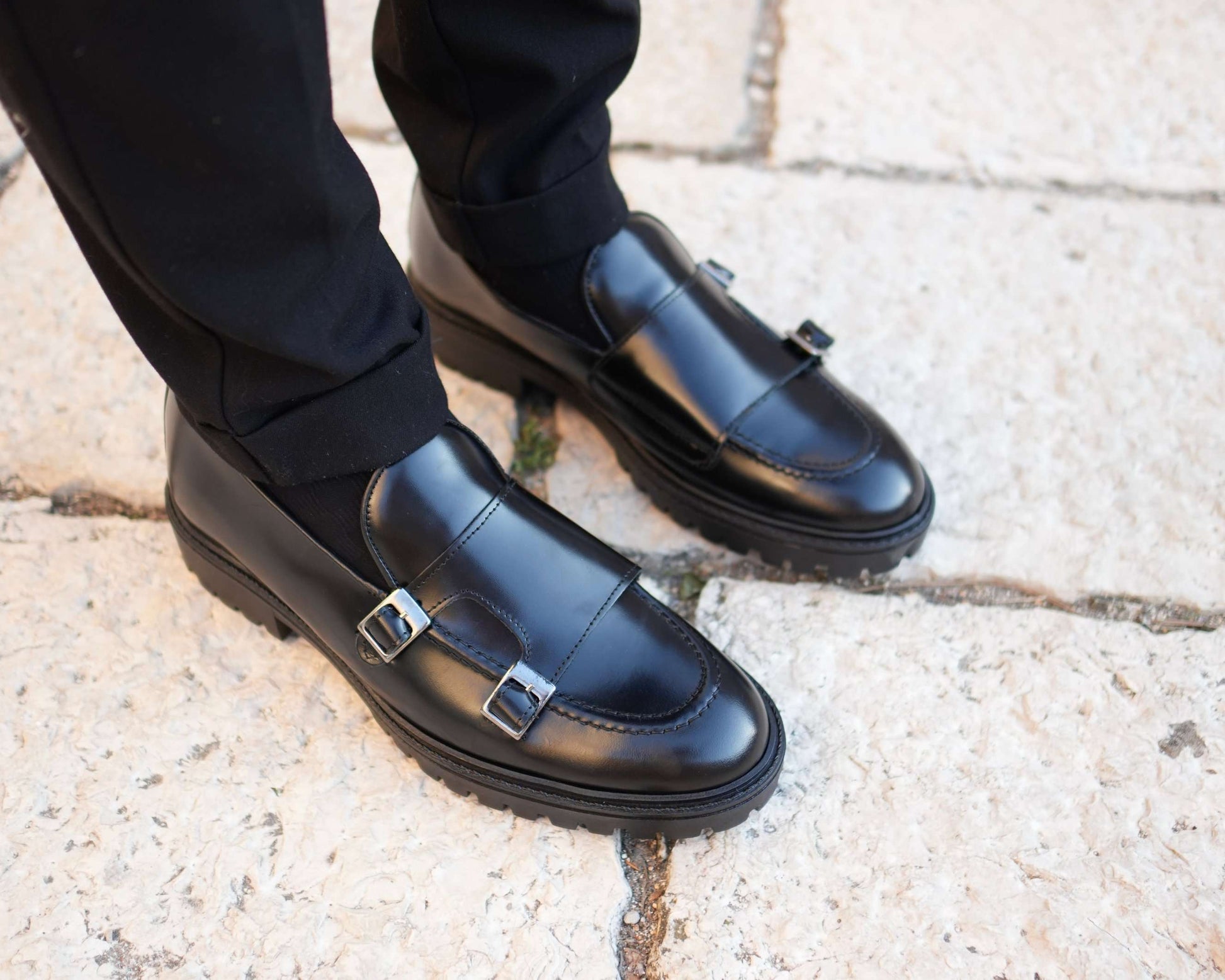 Johnson Men's Moccasins in Genuine Abraded Leather