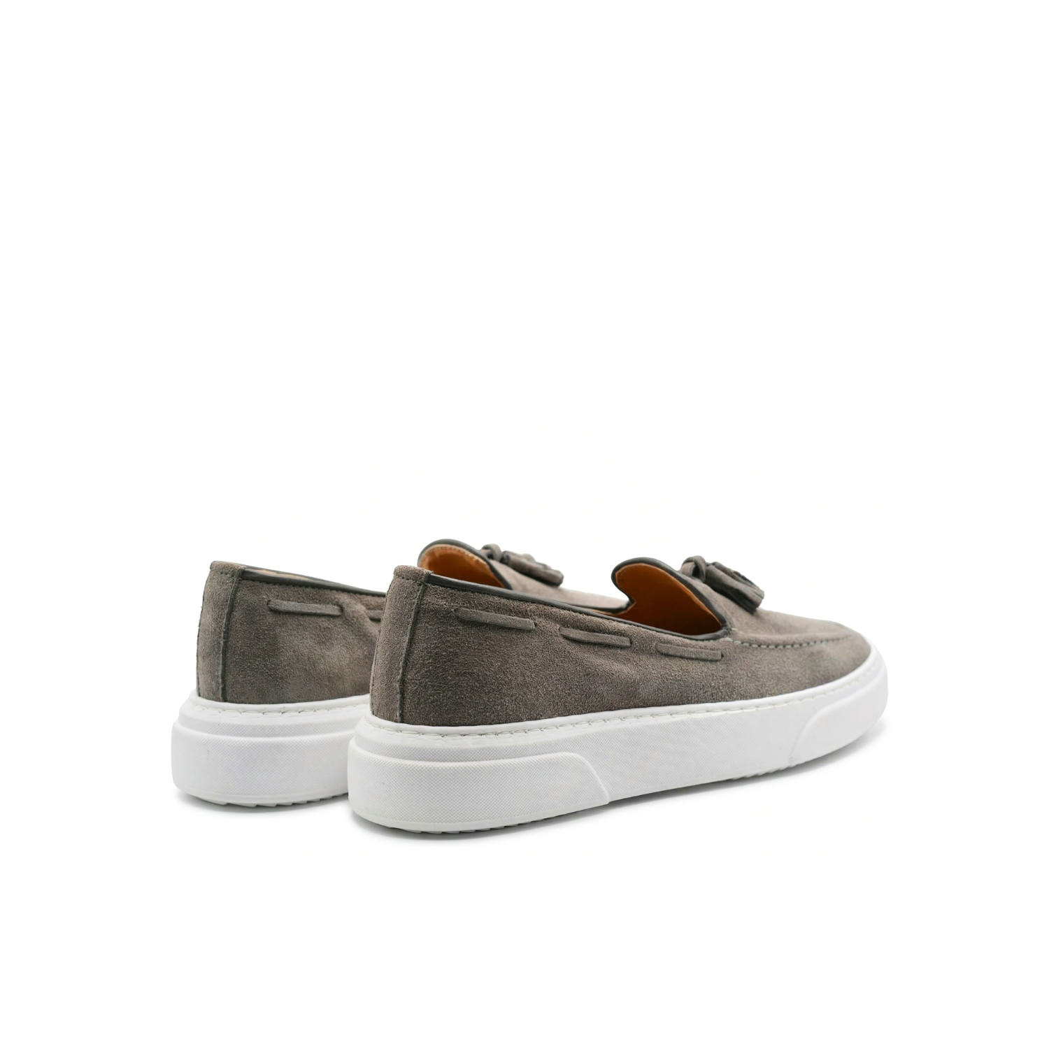 Roger mocassino slip on uomo in morbido camoscio