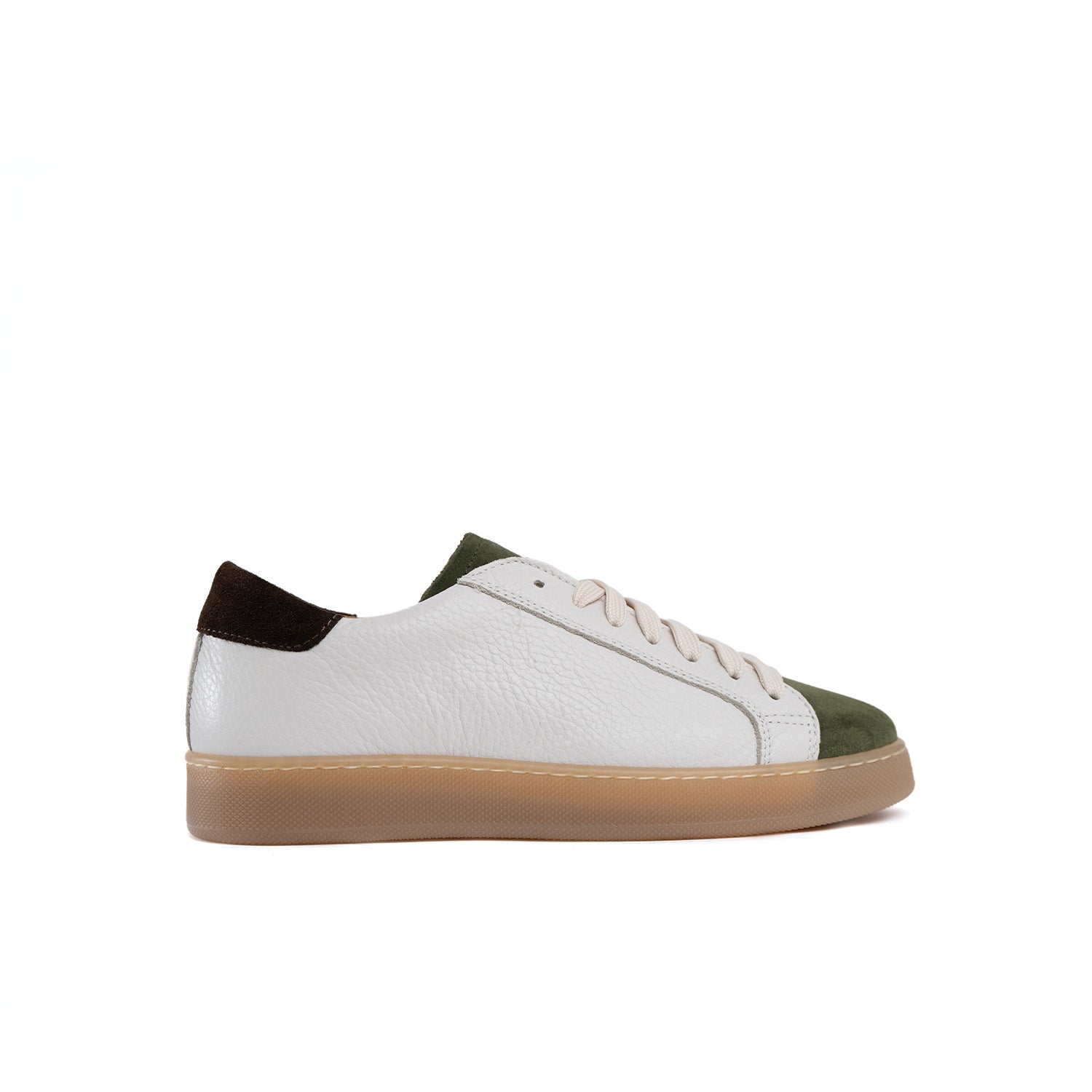 Urban Sneakers Uomo Vera Pelle Bottolata Inserti Camoscio